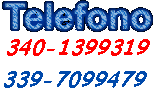 Telefono 02-9747408  340-1399319 339-7099479